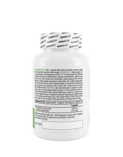 BioTechUSA Ashwagandha (60 Capsules)
