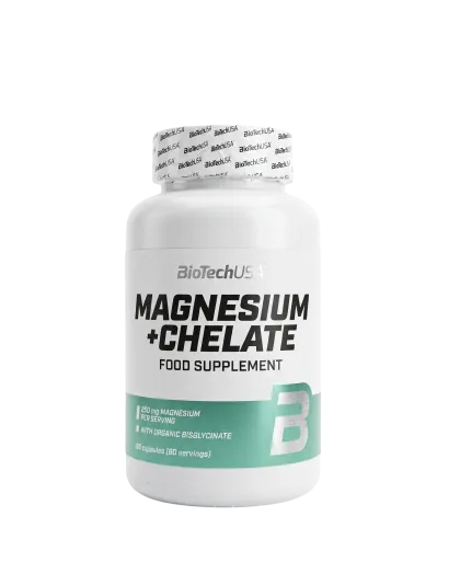 BioTechUSA Magnesium + Chelate (60 Capsules)