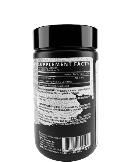 Nutrex Research L-Carnitine 1000 (120 Capsules)