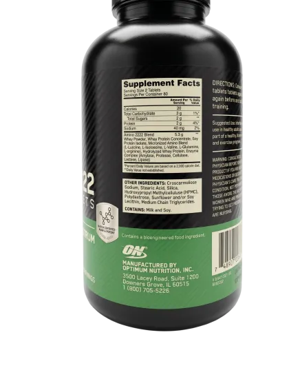 Optimum Nutrition Superior Amino 2222 (160 Tablets)