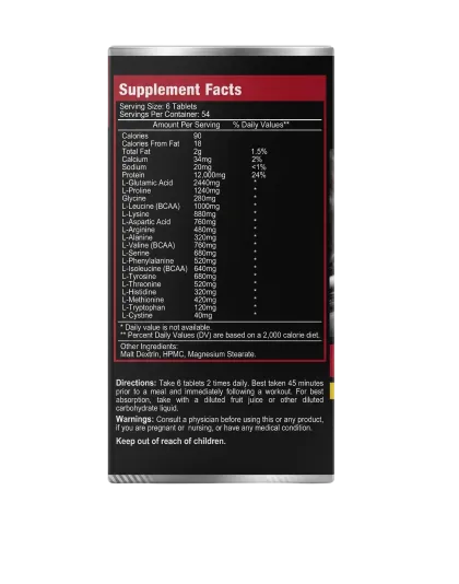Mega Sport Amino Hardcore (325 Tablets)